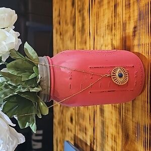 Sequin women's 22k yellow gold plated necklace